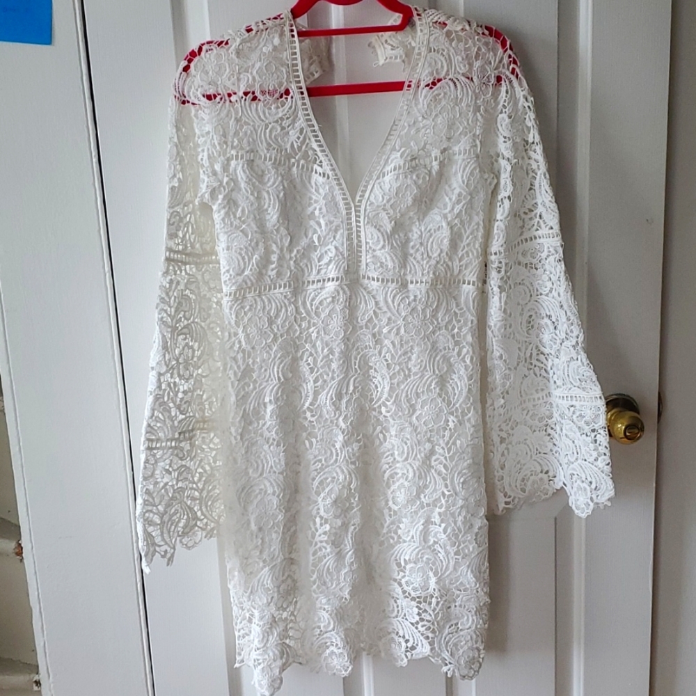 Nwt Charlotte Russe white lace dress